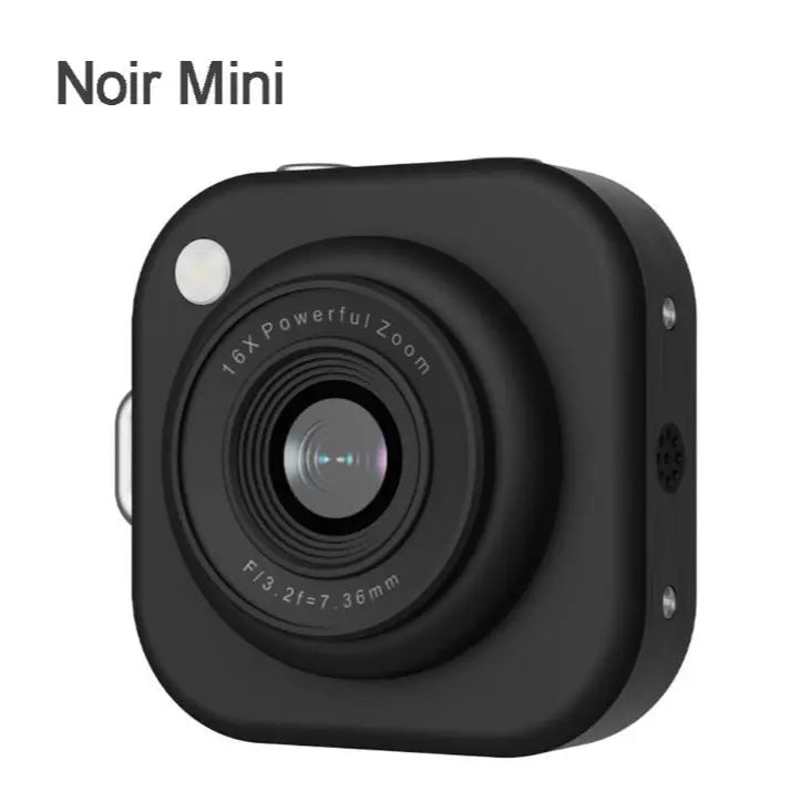 Mini 1080P Pocket Vlog Camera, Y2K Style, 32GB SD & Key Clip – Portable Camera for Teens