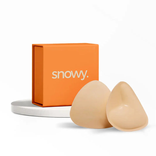 SNOWY Reusable Silicone Bra Inserts for Women, Sticky Breast Pads for Instant Lift, Volume & Invisible Support