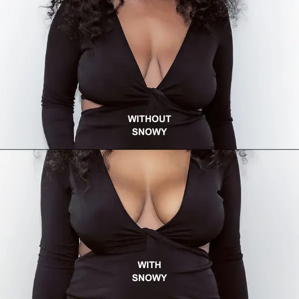 SNOWY Reusable Silicone Bra Inserts for Women, Sticky Breast Pads for Instant Lift, Volume & Invisible Support