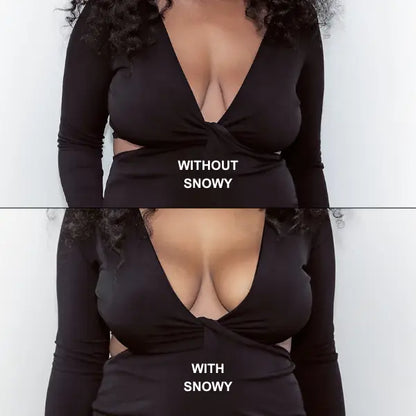 SNOWY Reusable Silicone Bra Inserts for Women, Sticky Breast Pads for Instant Lift, Volume & Invisible Support