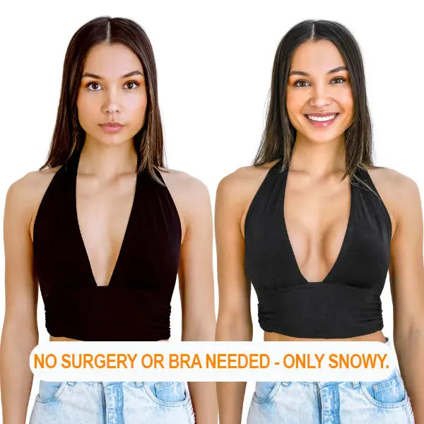 SNOWY Reusable Silicone Bra Inserts for Women, Sticky Breast Pads for Instant Lift, Volume & Invisible Support