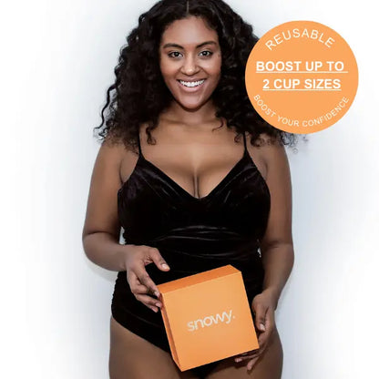 SNOWY Reusable Silicone Bra Inserts for Women, Sticky Breast Pads for Instant Lift, Volume & Invisible Support