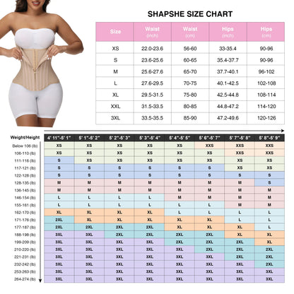 SHAPSHE Women’s Waist Shapewear Corset, Tummy Control Belly Band, Slimming Body Shaper for Workout, Gym & Sports